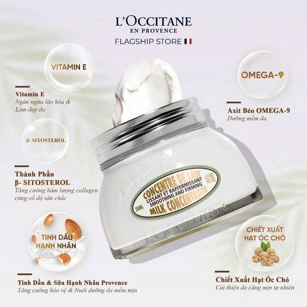 L’OCCITANE Almond Milk Concentrate, 6.9 fl oz